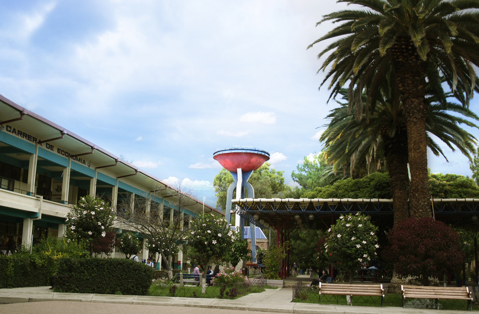 Campus de la Facultad de Ciencias Económicas, UMSS